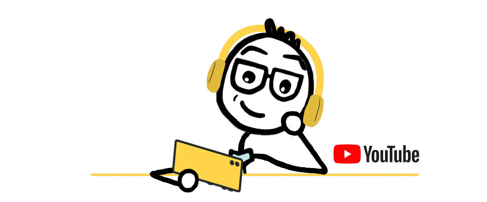 landing page video jaune